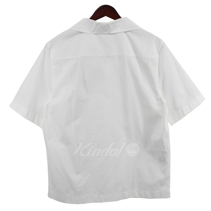 楽天市場】【中古】PRADA 22SS ロゴ トライアングル ボーリングシャツ 