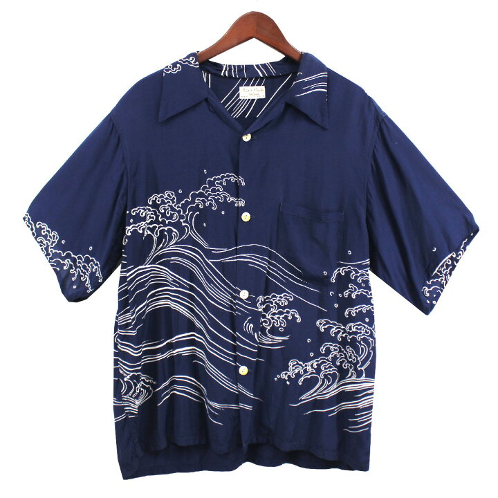 楽天市場】【中古】BUTCHER PRODUCTS荒波 ARANAMI Hawaiian Shir  