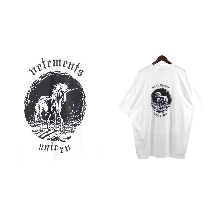 楽天市場】【中古】VETEMENTS22SS Double Unicorn T-shirt ロゴ ダブル  