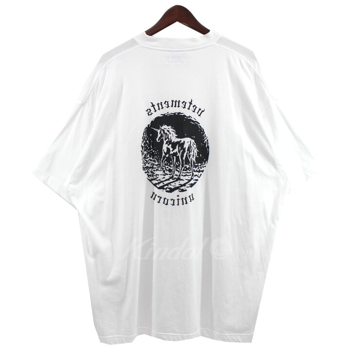 楽天市場】【中古】VETEMENTS22SS Double Unicorn T-shirt ロゴ ダブル  