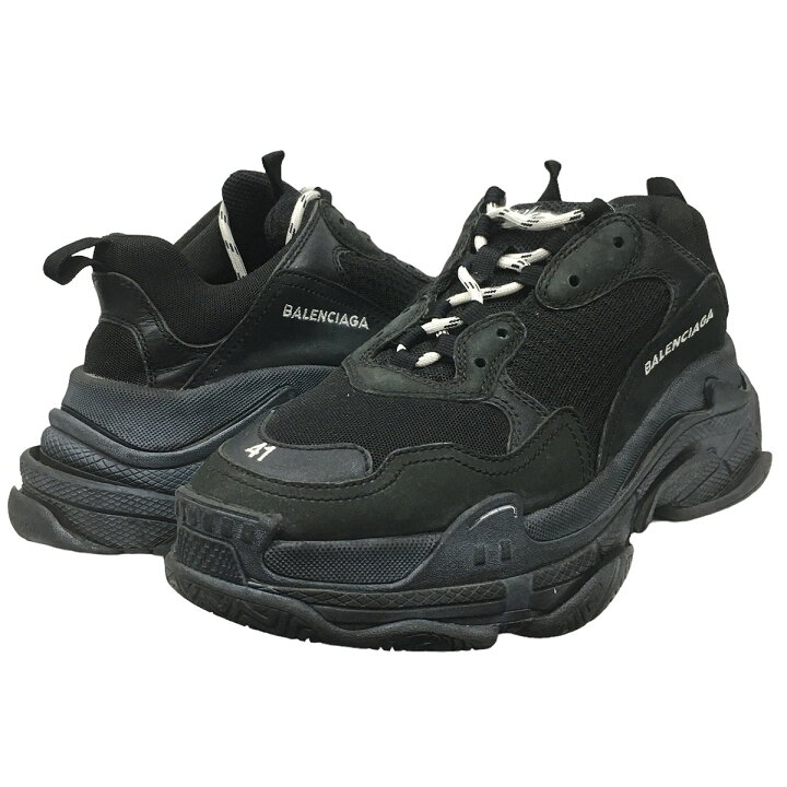 楽天市場】【中古】BALENCIAGA Triple S トリプルエス ロゴ ダッド 