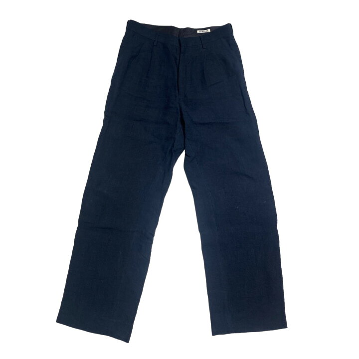 楽天市場】【中古】AURALEE 24SS LINEN SILK TWEED SLACKS リネン  