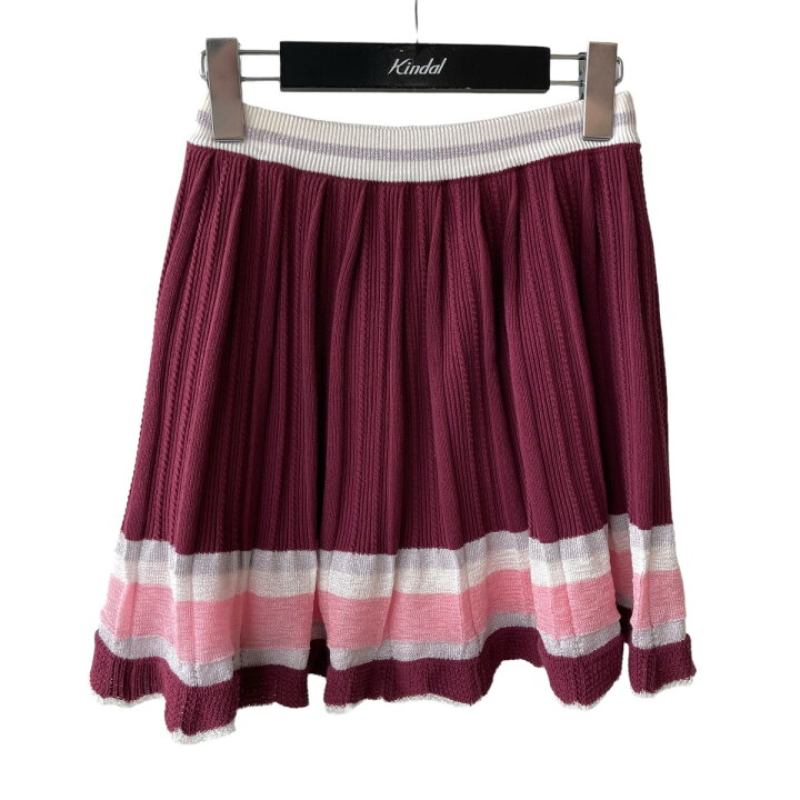 楽天市場】【中古】rurumu 19SS knit pleats skirt ニットスカート 