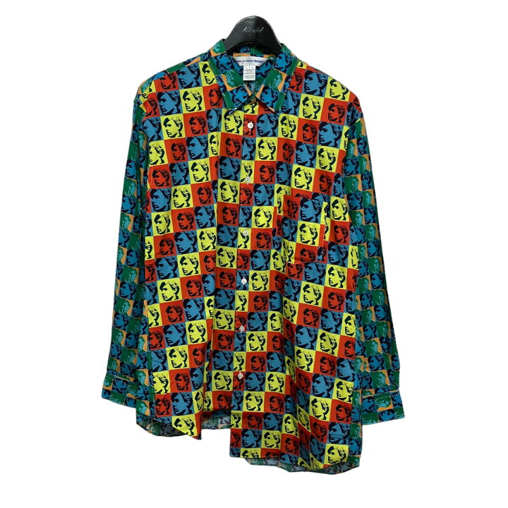 楽天市場】【中古】COMME des GARCONS SHIRT 24SS andy warhol 総柄  