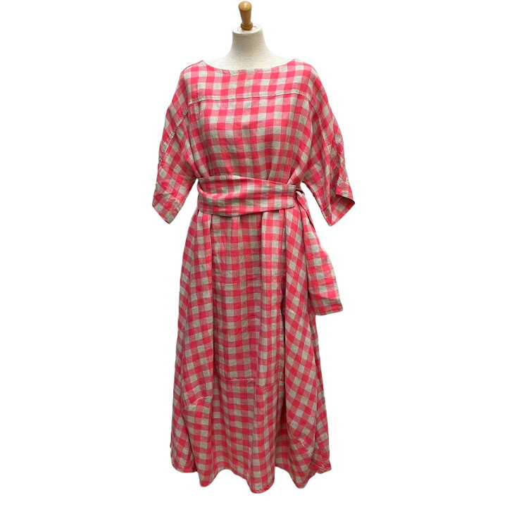楽天市場】【中古】Henrik Vibskov チェックワンピース ピンク サイズ 