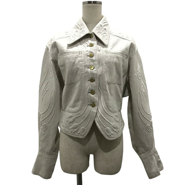 楽天市場】【中古】mame kurogouchi 24SS Floral Embossed Short Denim  