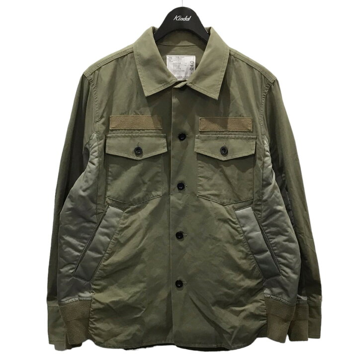楽天市場】【中古】sacai21SS ミリタリージャケット Cotton Oxford  