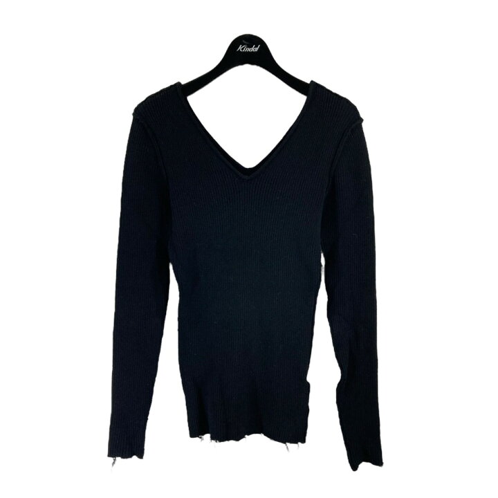 楽天市場】【中古】PERVERZEFit Rib V Neck Knit Vネックニット 