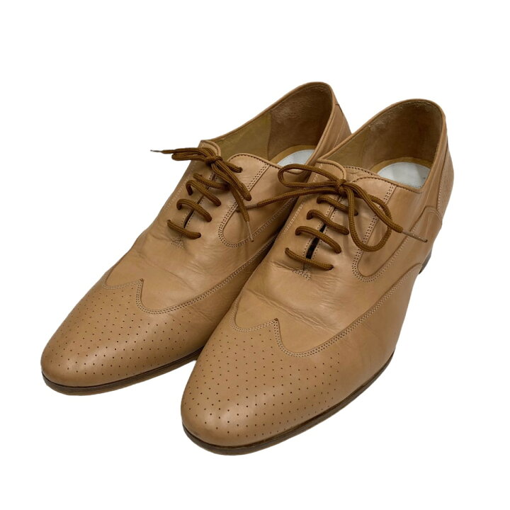 楽天市場】【中古】Maison Margiela レザーシューズ ブラウン サイズ 