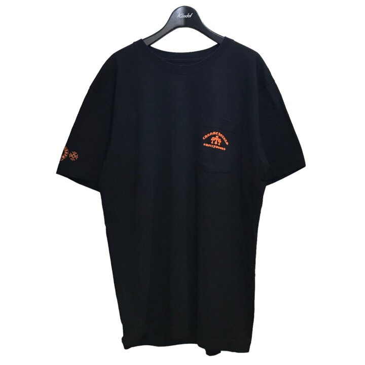楽天市場】【中古】CHROME HEARTS Orange Cemetery Cross Tee オレンジ 