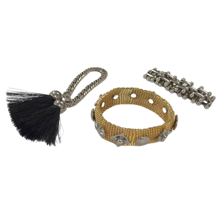 楽天市場】【中古】TOGA メタルバングル3点セット ゴールド×シルバー 