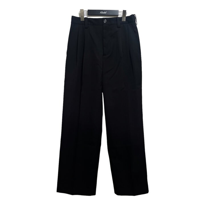 楽天市場】【中古】CLESSTE WOOL GABERDINE 2TUCK WIDE STRAIGHT PANTS 