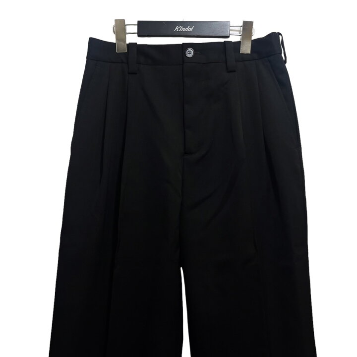 楽天市場】【中古】CLESSTE WOOL GABERDINE 2TUCK WIDE STRAIGHT PANTS 