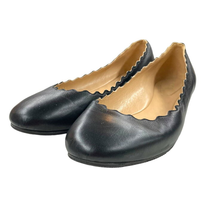楽天市場】【中古】Chloe スカラップ パンプス ブラック サイズ：35 1 