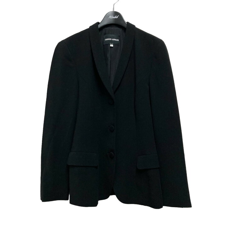 楽天市場】【中古】GIORGIO ARMANI テーラードジャケット ブラック 