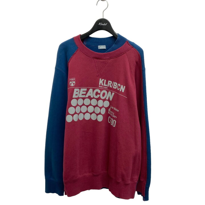 楽天市場】【中古】kolor／BEACON 切替スウェット 20WBM-T02234 