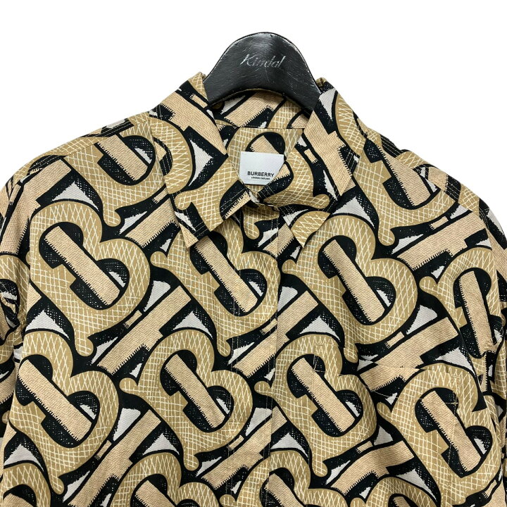 楽天市場】【中古】BURBERRY モノグラムTBシャツ 総柄シャツ 8032477 