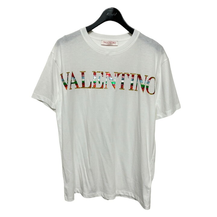楽天市場】【中古】VALENTINO ロゴスパンコールTシャツ 0000025829  