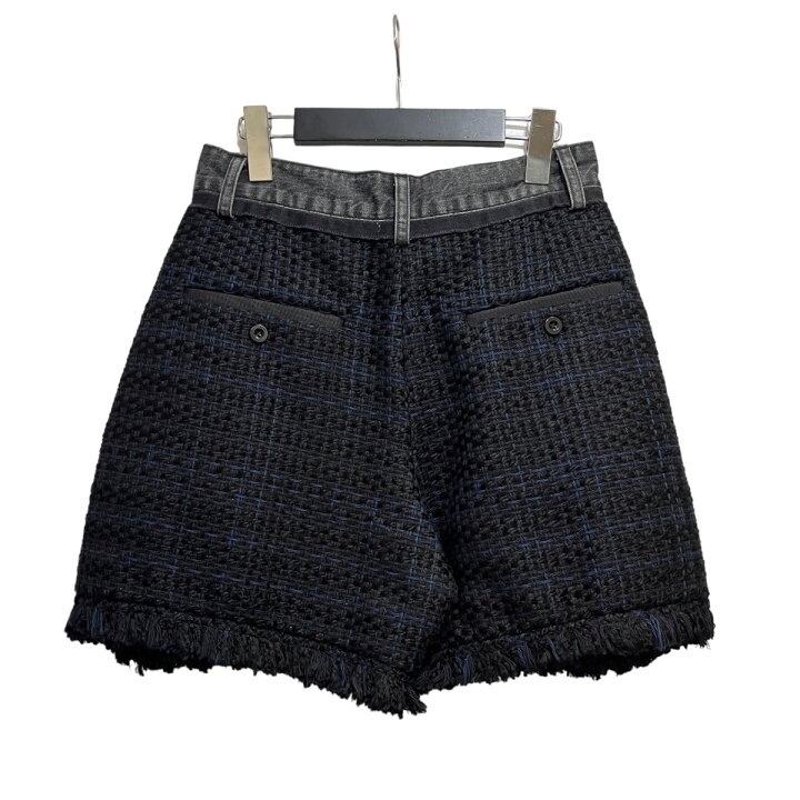 楽天市場】【中古】sacaiショートパンツ 21-05428 ブラック サイズ：1 