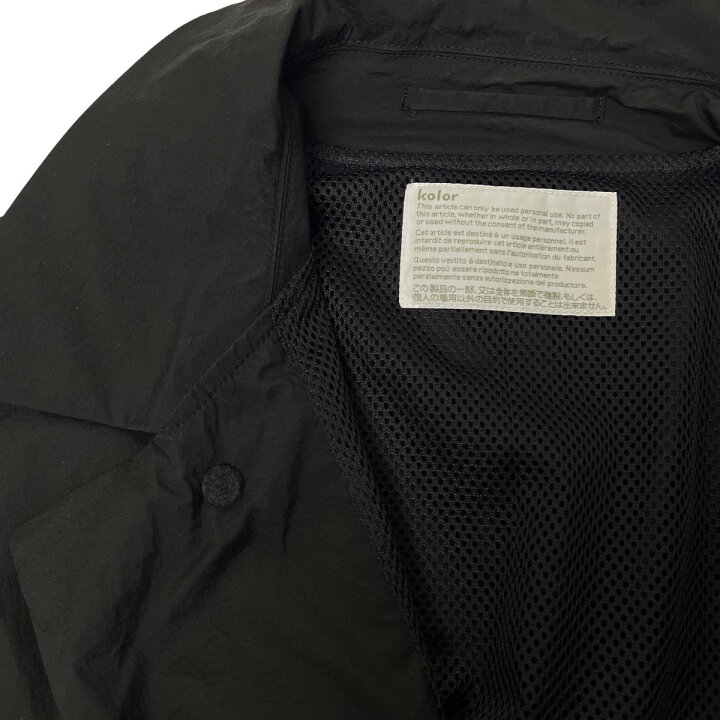 楽天市場】【中古】KOLOR 24SS クリスピーナイロンスプリングコート 