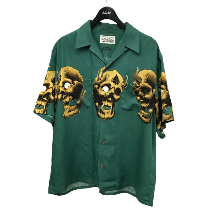 楽天市場】【中古】WACKO MARIA×56 TATTOO STUDIOS S HAWAIIAN SHIRT  