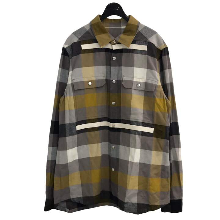 楽天市場】【中古】RICK OWENS 22SS OUTER SHIRT チェック柄アウター  