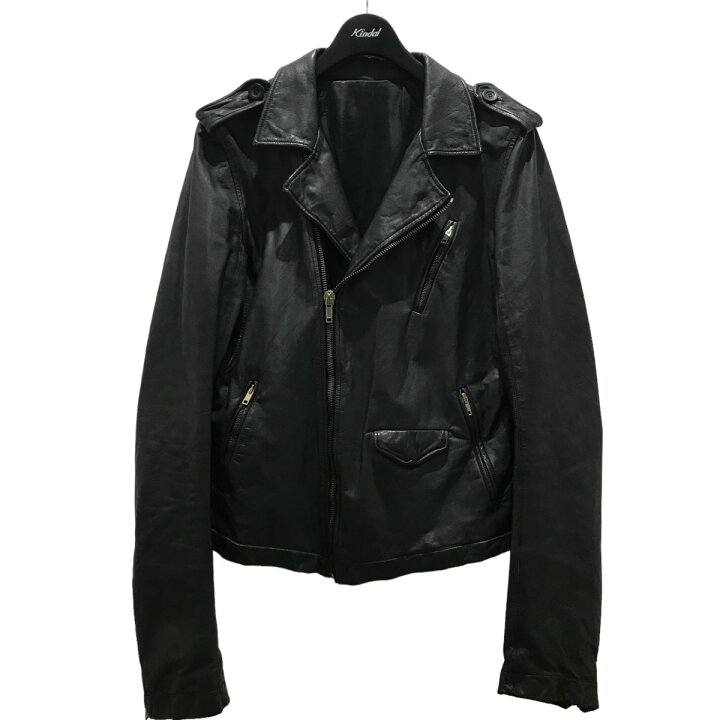 楽天市場】【中古】RICK OWENS レザーライダースジャケット RU2764  