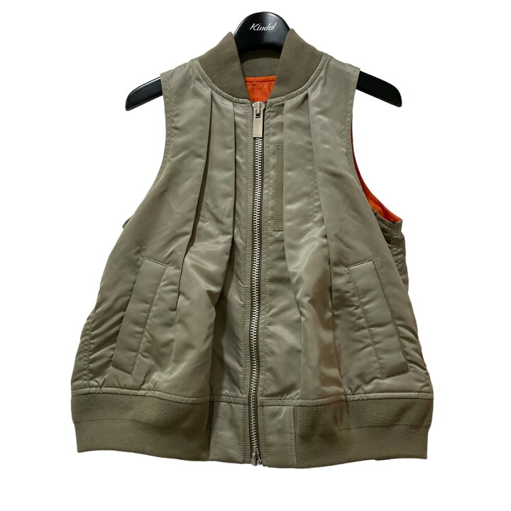 楽天市場】【中古】sacai2024SS Nylon Twill Vest -L ナイロンツイル 