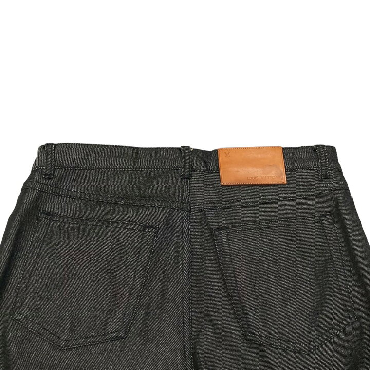 楽天市場】【中古】LOUIS VUITTON ストレートデニムパンツ ブラック 