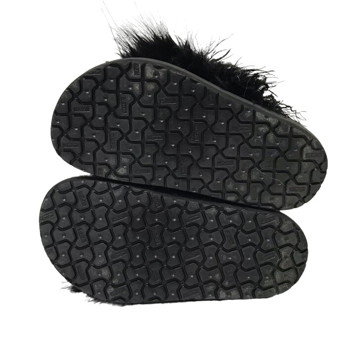 楽天市場】【中古】sacaiファーサンダル 23-06724 ブラック サイズ：37 