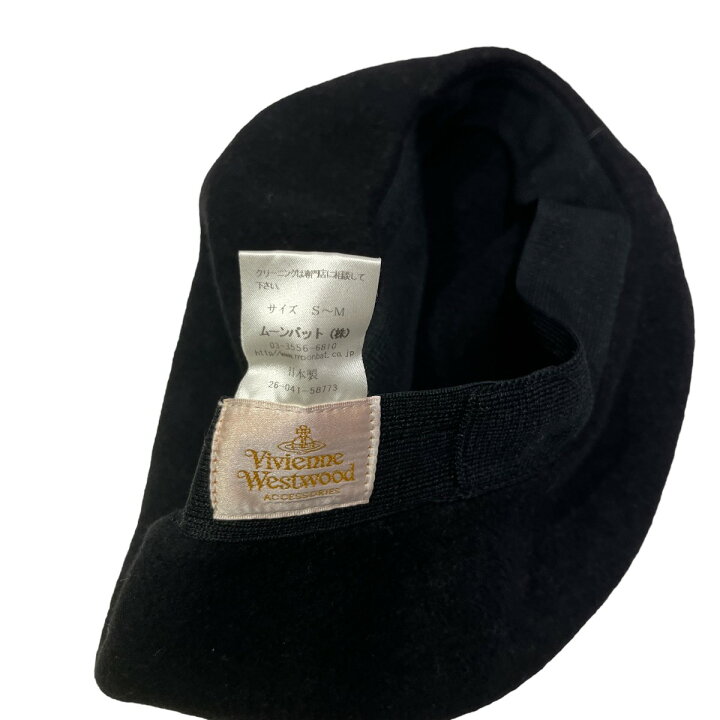 楽天市場】【中古】VIVIENNE WESTWOOD ANGLOMANIA オーブ刺繍ベレー帽 