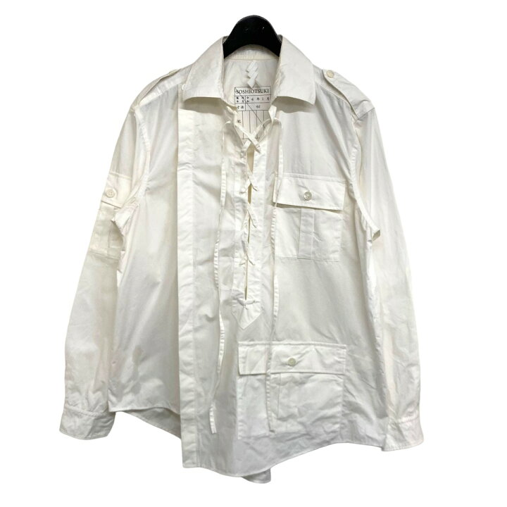 楽天市場】【中古】SOSHIOTSUKI22SS Safari Shirt プルオーバーシャツ 