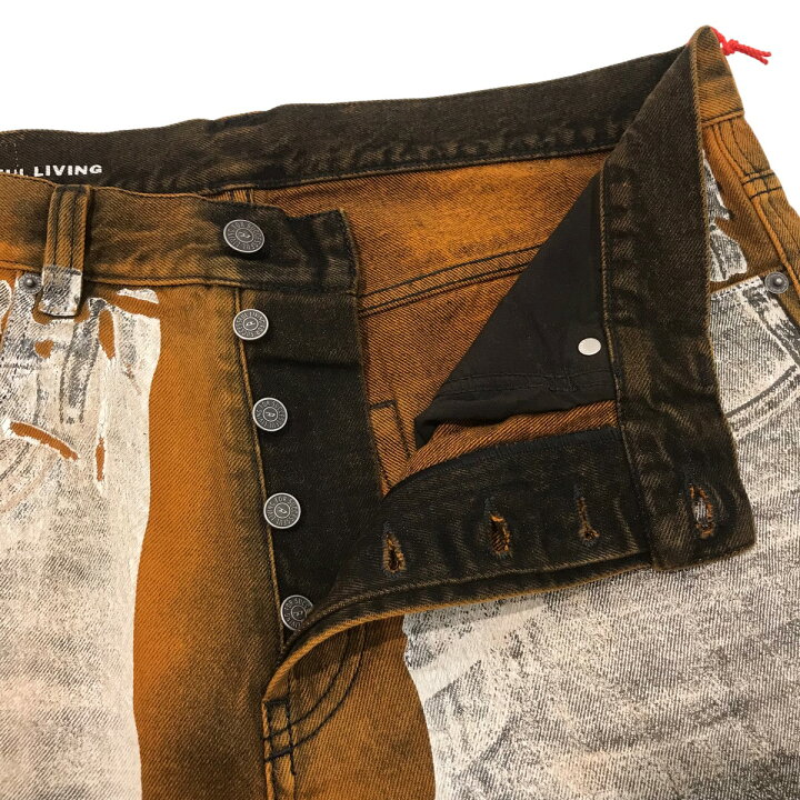 楽天市場】【中古】DIESEL「D-MACS-S」ペイントデニムパンツ A13090  