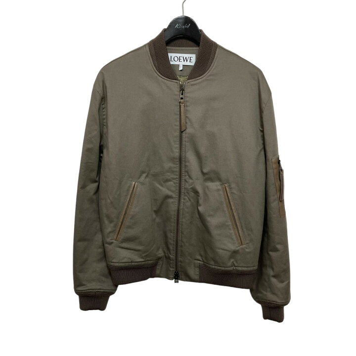 楽天市場】【中古】LOEWE コットンボンバージャケットブルゾン MA-1 