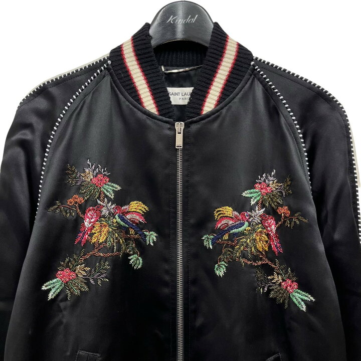 楽天市場】【中古】Saint Laurent Paris バード刺繍スカジャン 