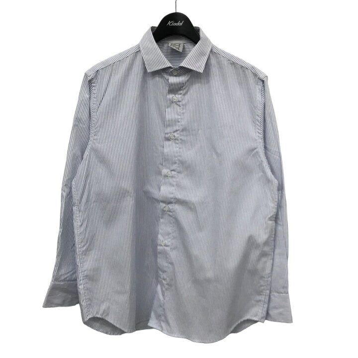 楽天市場】【中古】BASERANGE ストライプシャツ ホワイト×ブルー 