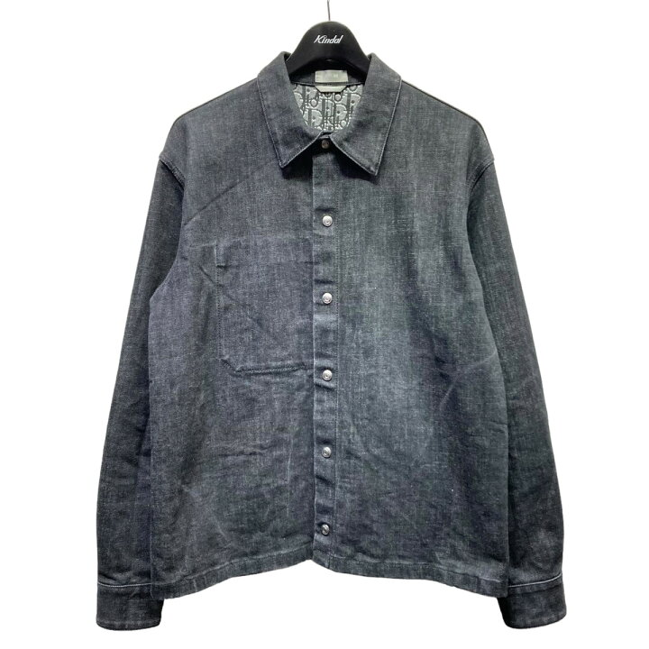 楽天市場】【中古】DIOR22SS デニムシャツジャケット 033D490A291X 