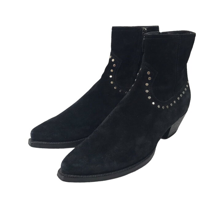 楽天市場】【中古】Saint Laurent Parisスタッズアンクルブーツ 603188 