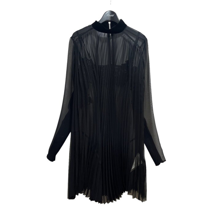 楽天市場】【中古】sacai シースループリーツワンピース 21-05542  