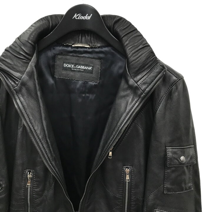 楽天市場】【中古】DOLCE ＆ GABBANAレザージャケット G9K81L／FULQ8 