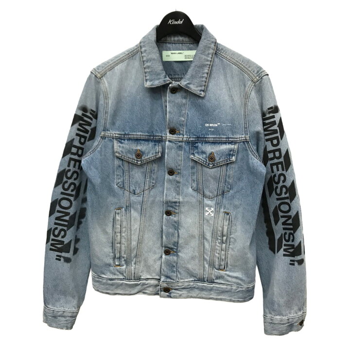 楽天市場】【中古】OFFWHITE IMPRESSIONISM SLIM DENIM JACKET デニム 