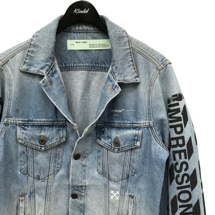 楽天市場】【中古】OFFWHITE IMPRESSIONISM SLIM DENIM JACKET デニム 