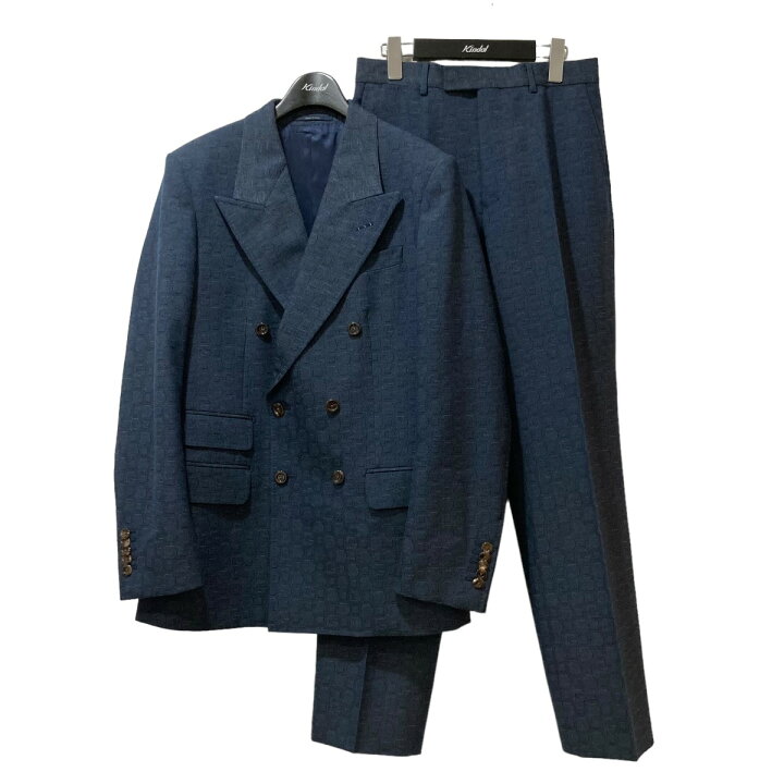 楽天市場】【中古】GUCCI セットアップスーツ 704187 ネイビー サイズ 