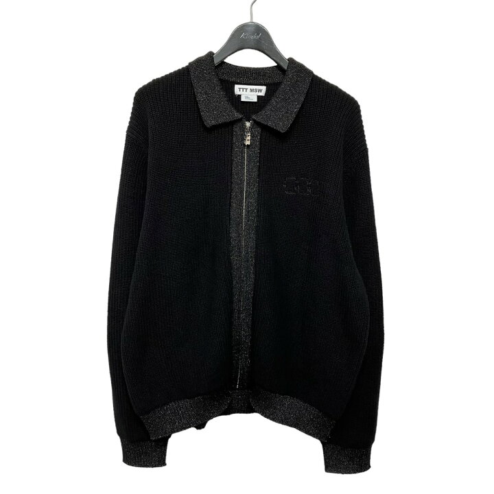楽天市場】【中古】TTT MSW 24SS Lame zip up cardigan ニット 