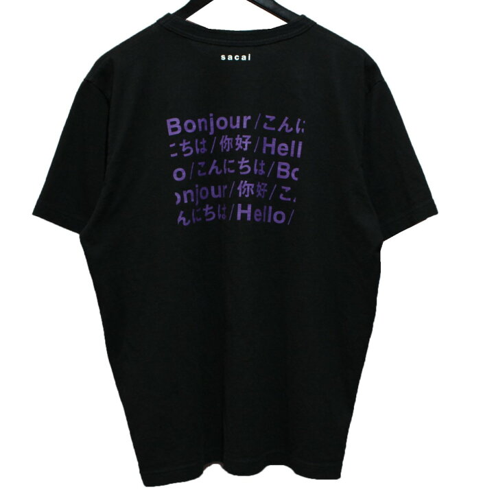 楽天市場】【中古】SACAI 23SS Hello sacai Exclusive T-Shirt 刺繍 