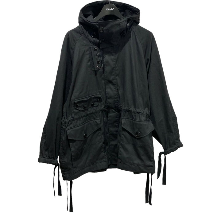 楽天市場】【中古】HYKE N C MILITARY JACKET 17288 ブラック サイズ 