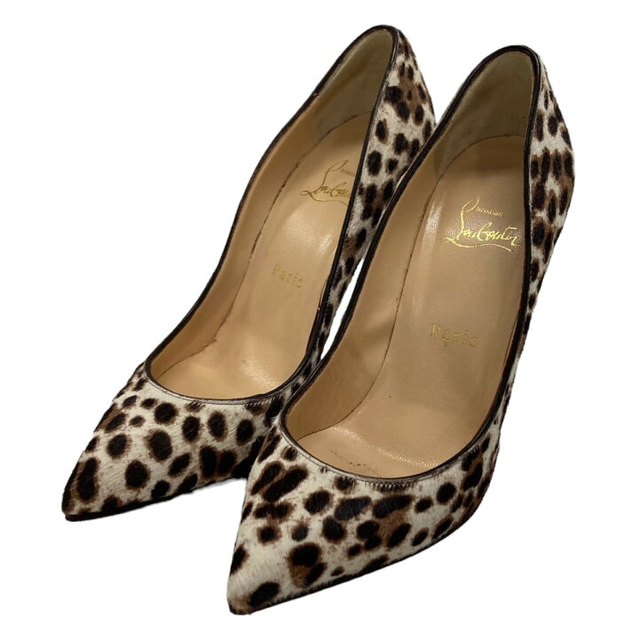 楽天市場】【中古】Christian Louboutin ハラコレオパード 