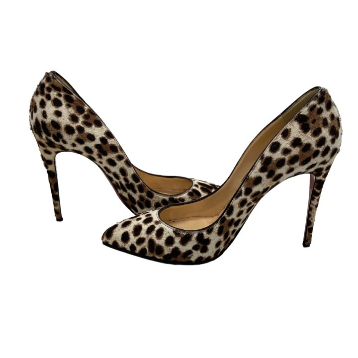 楽天市場】【中古】Christian Louboutin ハラコレオパード 