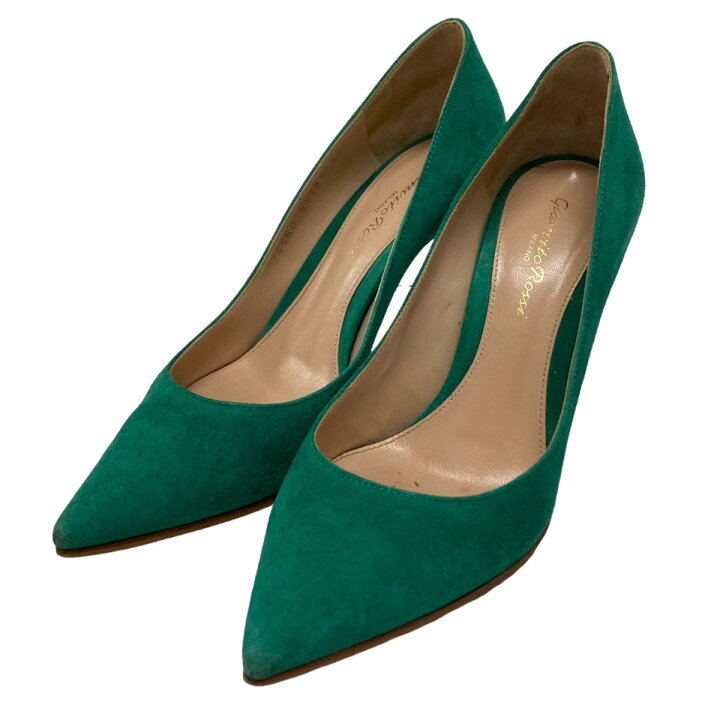 楽天市場】【中古】Gianvito Rossi パンプス グリーン サイズ：36 1/2 