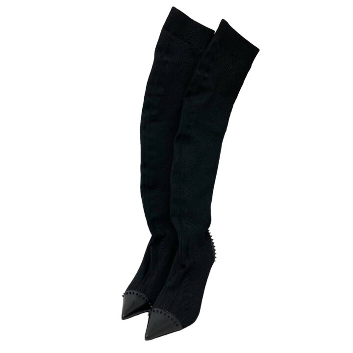 楽天市場】【中古】Christian Louboutinメッシュスパイクソックス 